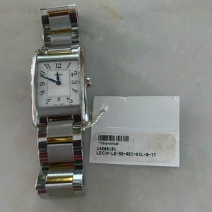 New Mens silver and gold Coach watch